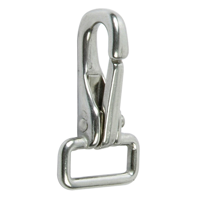 Stainless Steel Rigid Strap Eye Spring Snap