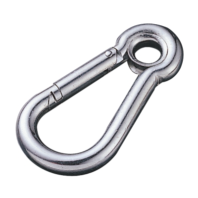 Snap Hooks, Zinc Plated with Eye