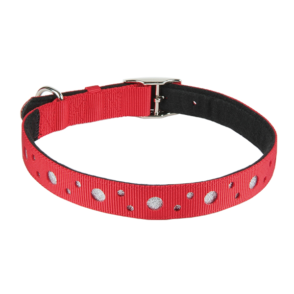 Stylish Two Layered Cutout Nylon Collar with Felt