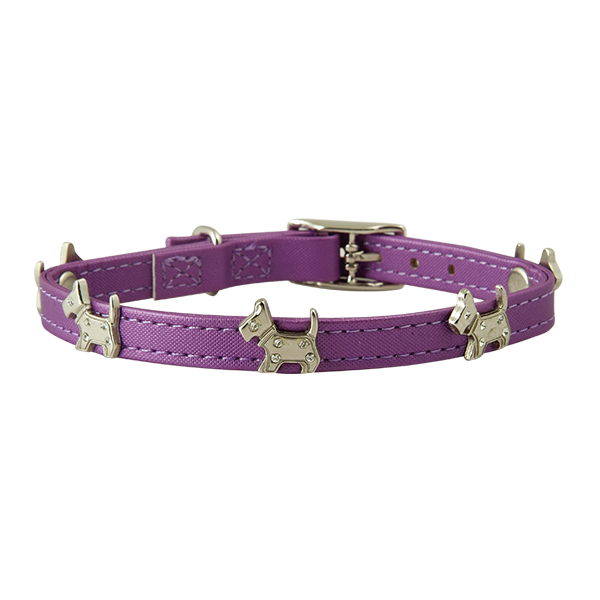 Metallic Nylon Dog Collar