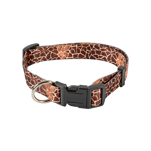 Animal Print Adjustable Dog Collar