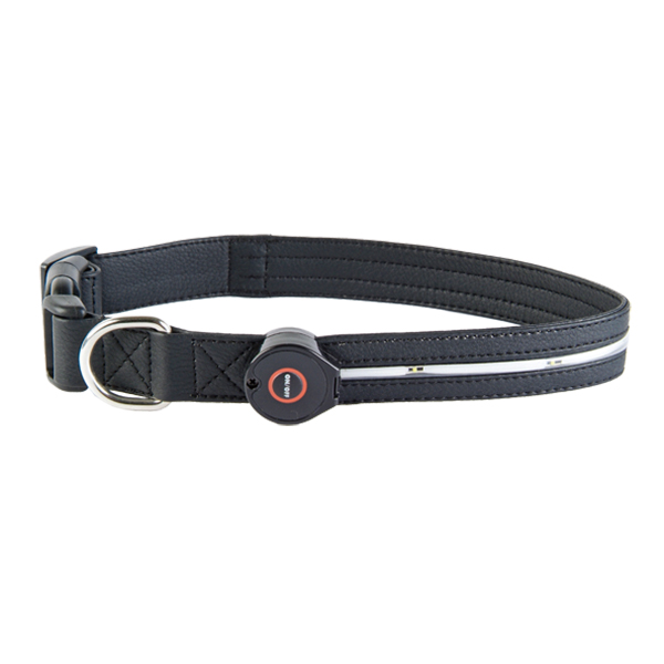 LED Flashing Nylon Dog Collar