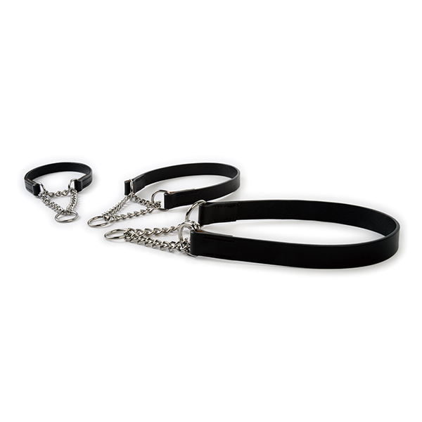 Leather Choke Chain Collar