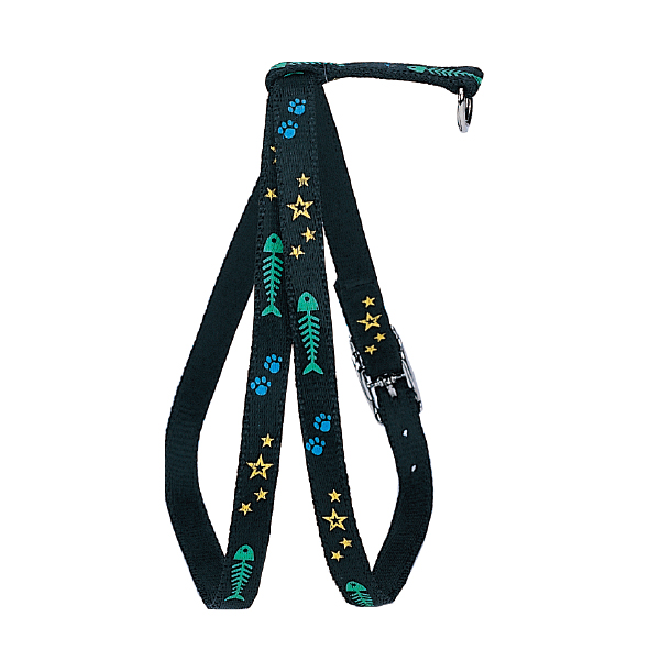 Tape Printed Nylon Cat Harness