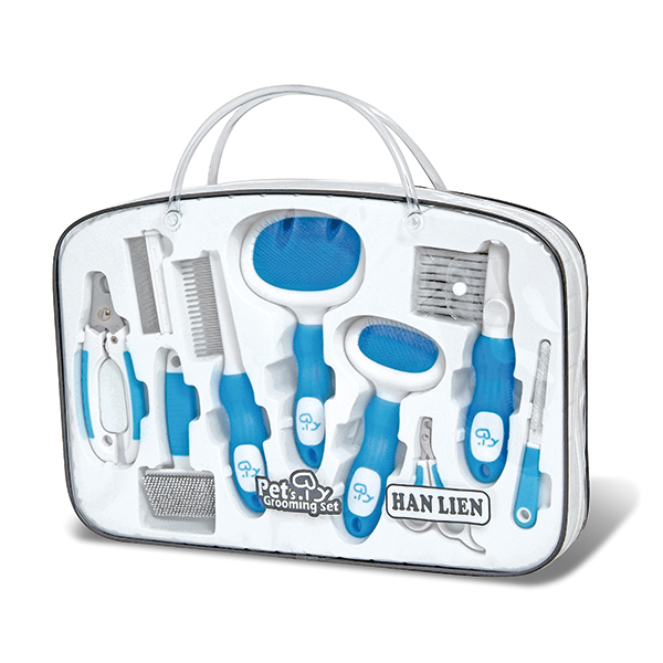 Blue White Pet Grooming Kit