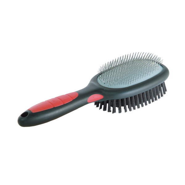 Double Side PVC Bristle / Soft Slicker Brush