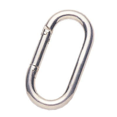 Oval Snap Hooks, Zinc Plated