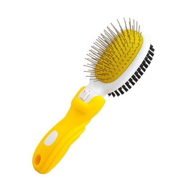 Stainless Steel Ball Pin / PVC Bristle Double Side Brush