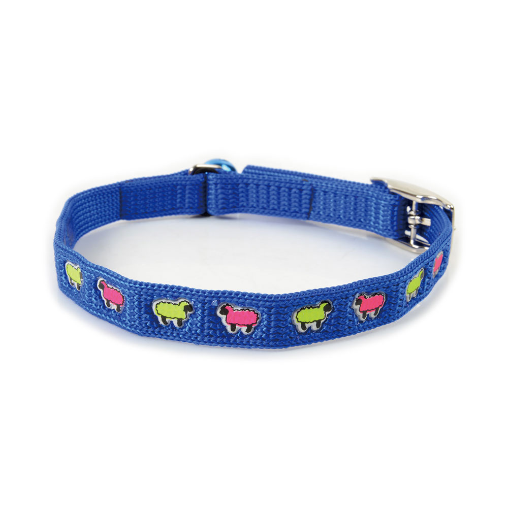 Nylon Thermo Pattern Snag Off Safety Cat Collar