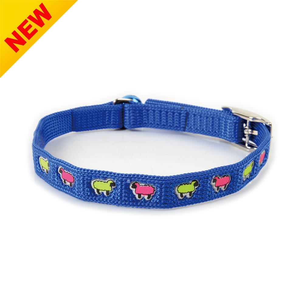 Nylon Thermo Pattern Snag Off Safety Cat Collar