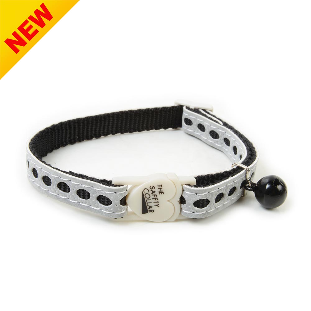 Nylon PVC Skin Safety Buckle Cat Collar