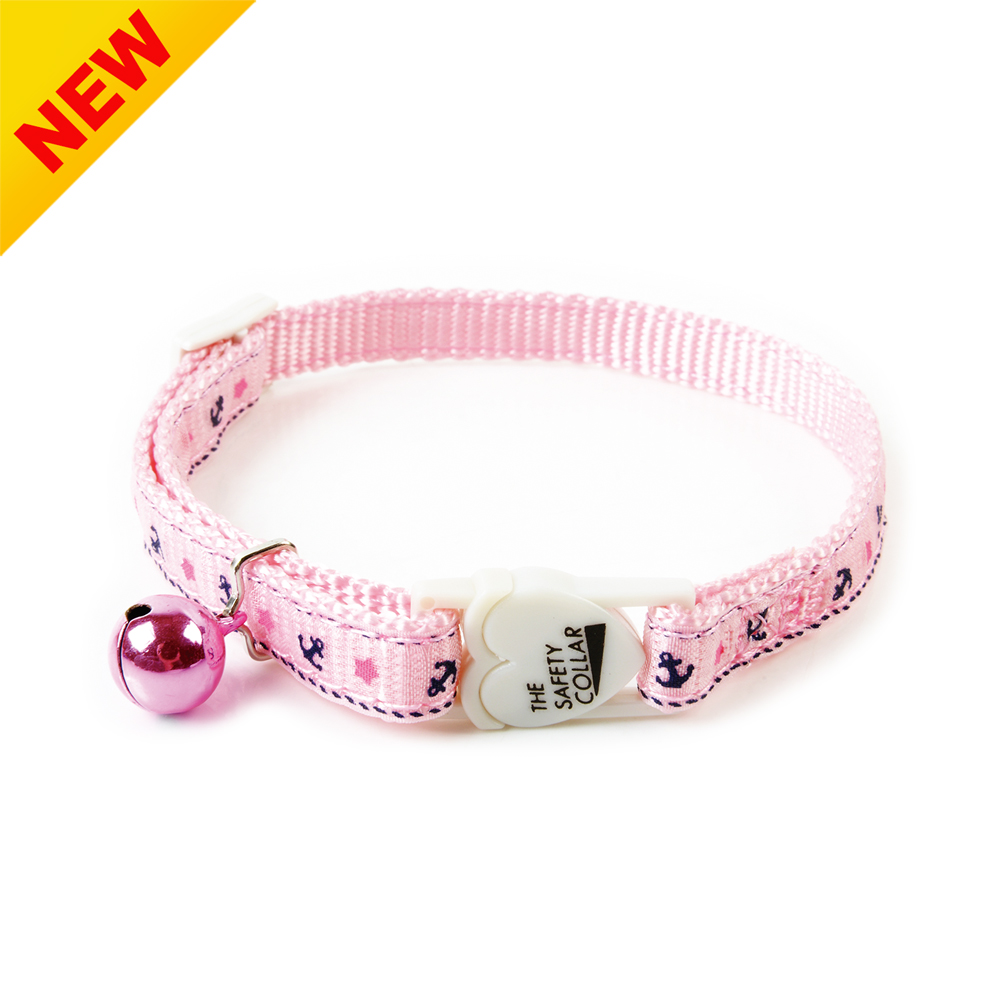 Nylon Tapping Safety Buckle Cat Collar