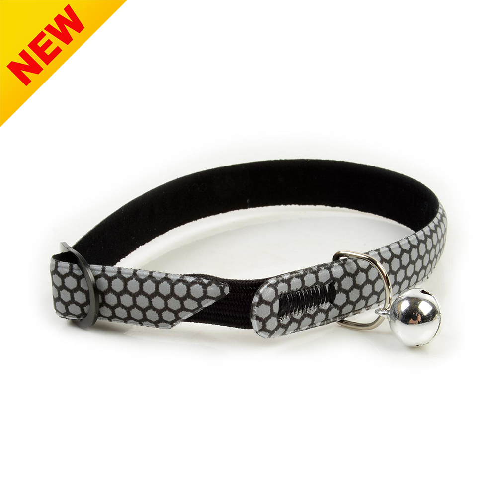 PVC Reflective Elastic Adjustable Safety Cat Collar