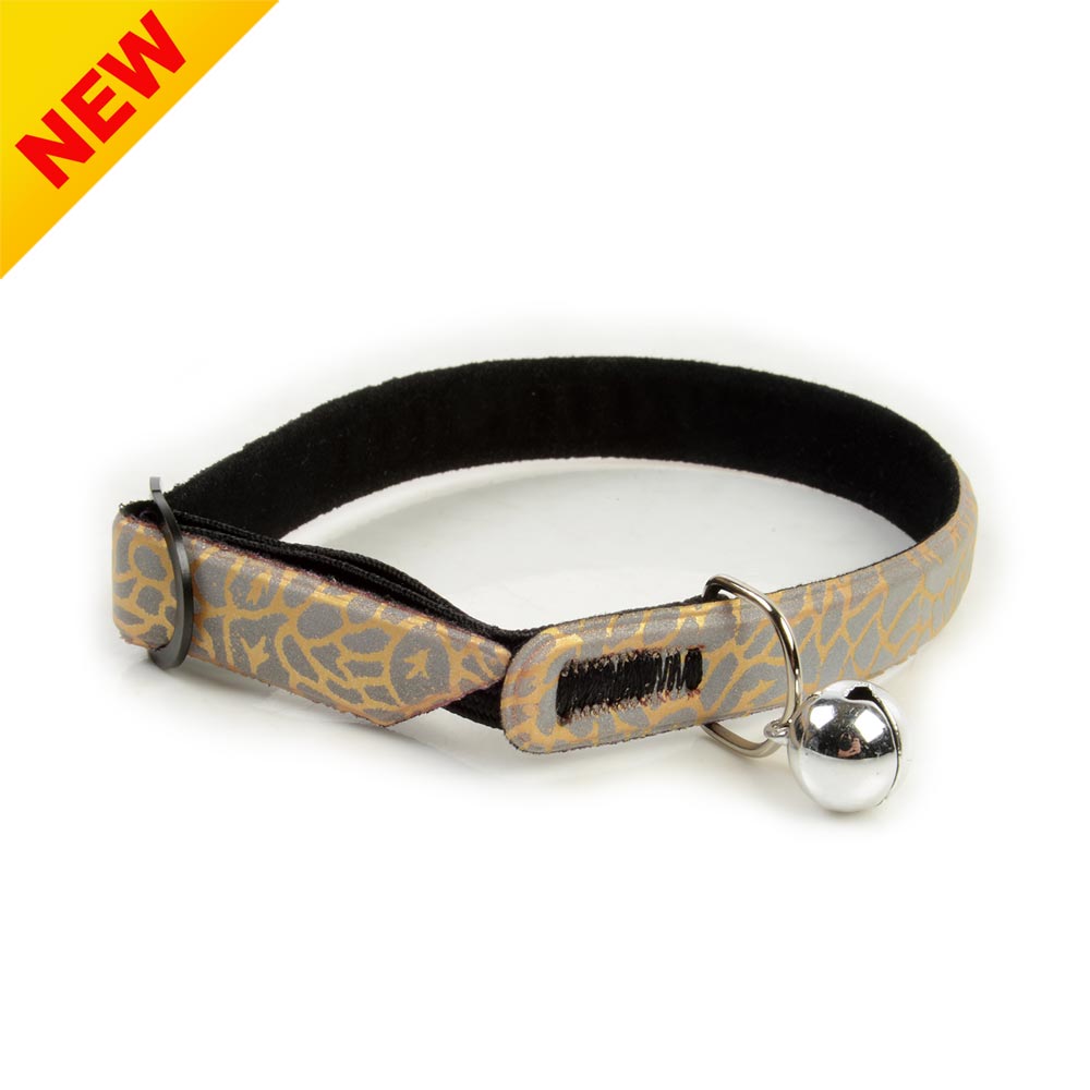 PVC Reflective Elastic Adjustable Safety Cat Collar