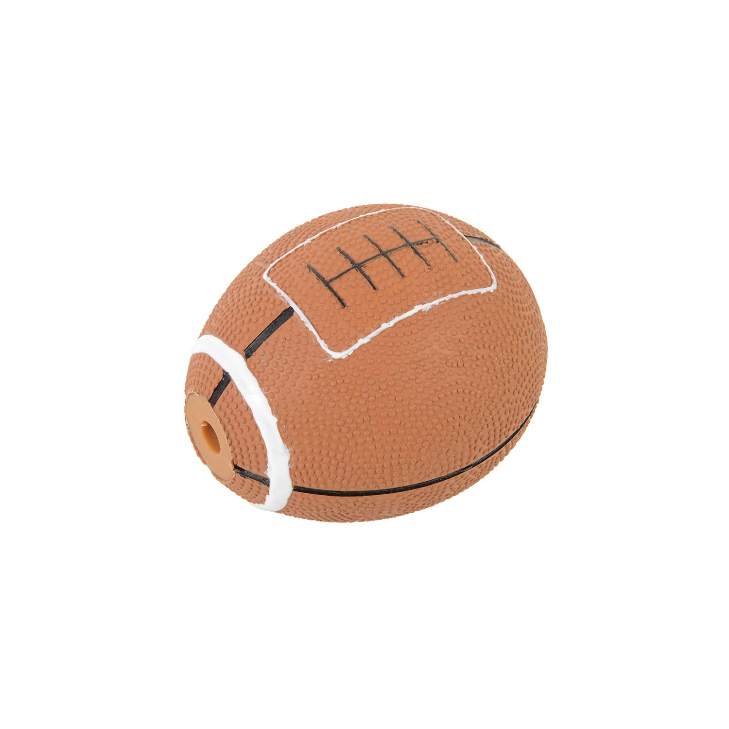 Squeaky Rubber Football Dog Toy