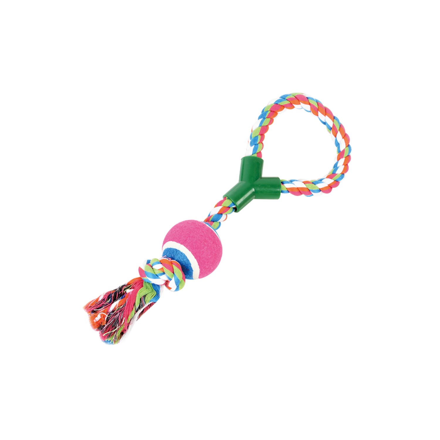 Cotton Braided Rope Handle with Tennis Ball