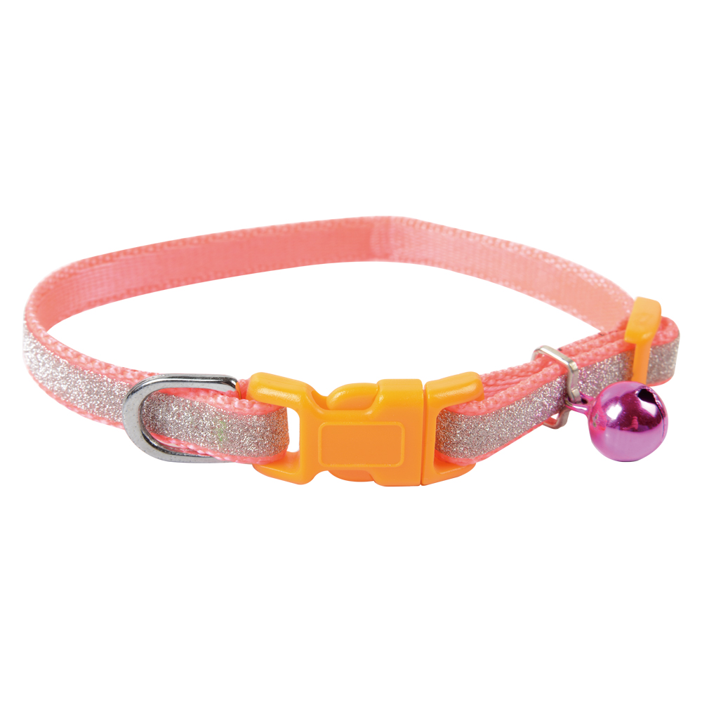 Glitter Tape Nylon Safety Buckle Cat Collar