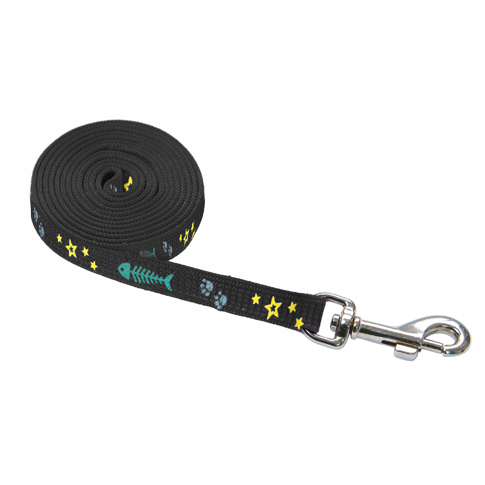 Tape Printed Nylon Cat Leash