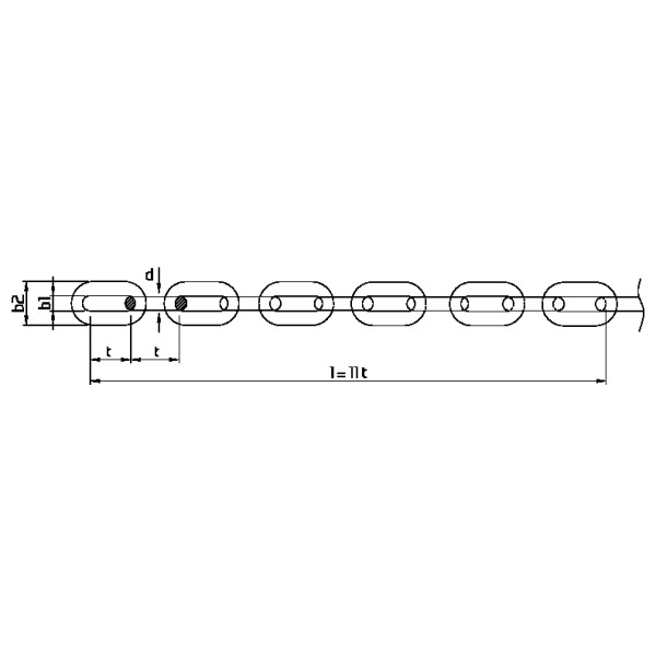 DIN 766 Link Chain