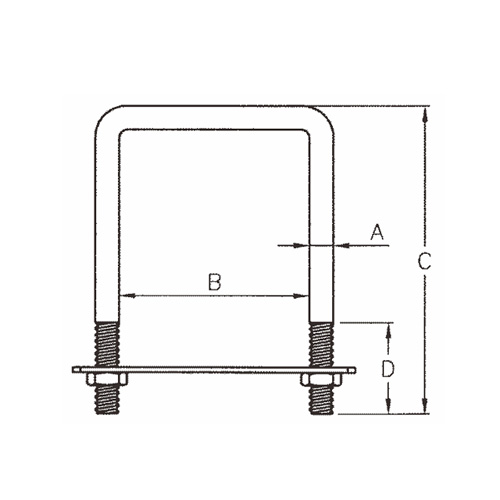 Steel Zinc Plated U Bolts